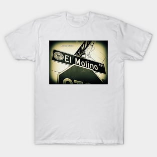 El Molino Avenue, San Marino, CA by Mistah Wilson T-Shirt